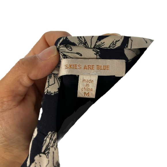 Women’s Large Floral Print Long Sleeve Romper cinched waist Cottagecore Flowy - Picture 8 of 8